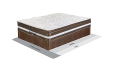 Sleepmasters Rio 137cm (Double) Plush Bed Set Standard Length