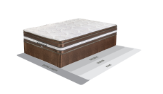 Sleepmasters 107cm (Three Quarter) Plush Bed Set