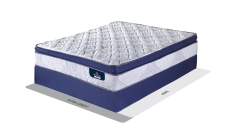 Serta Avalon 152cm (Queen) Plush Bed Set Extra Length
