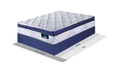 Serta Avalon 137cm (Double) Plush Bed Set Extra Length