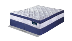 Serta Avalon 183cm (King) Plush Bed Set Extra Length